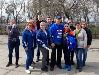 Депутаты городской Думы приняли участие в уборке общественных территорий 